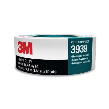 3M Duct Tape, 9.0 Mil, 1"x60 yds., Silver, PK36 T9863939